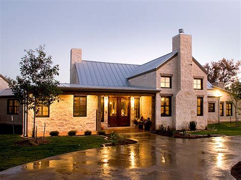 Texas Hill Country Style Home Front