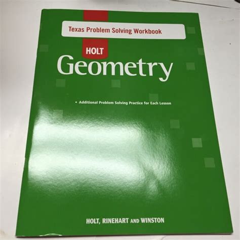 Texas Holt Geometry Workbook Answers