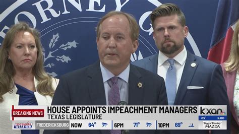 Texas House selects 12 managers for Ken Paxton impeachment trial
