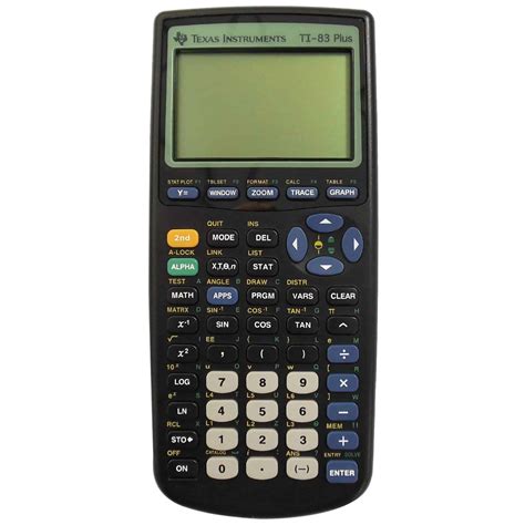 Texas Instruments - TI-83 Plus Graphing Calculator - Blue