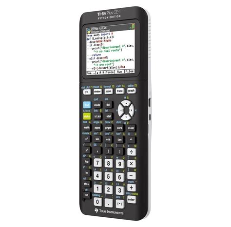 Texas Instruments intros TI84 Plus CE Python graphing calculator
