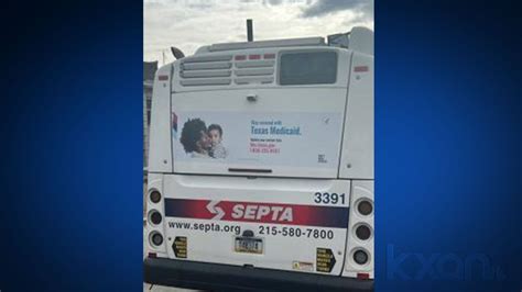 Texas Medicaid ads accidentally printed on Philadelphia buses