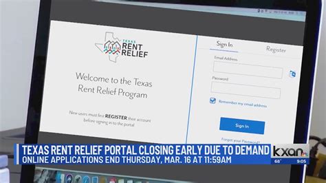 Texas Rent Relief application portal closing early with more than 70K submissions