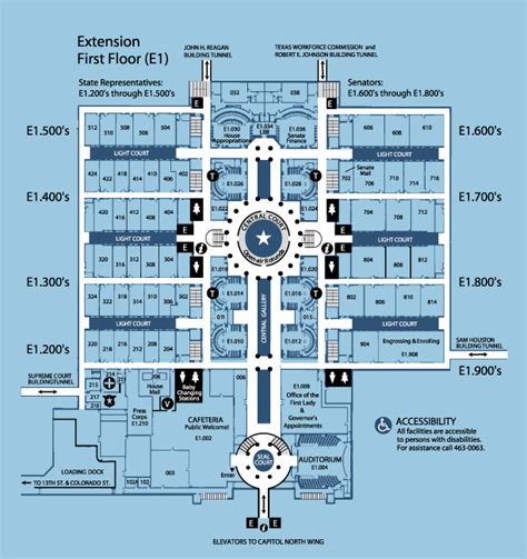Texas State Capitol Maps and Directory North Texas Citizens Lobby