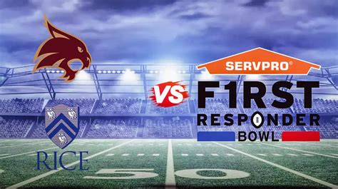 Texas State takes on Rice in SERVPRO First Responders Bowl, Bobcats' first-ever bowl game