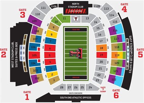 Texas Tech Football Stadium Seating Chart chartdevelopment