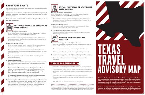 Texas Travel Advisory