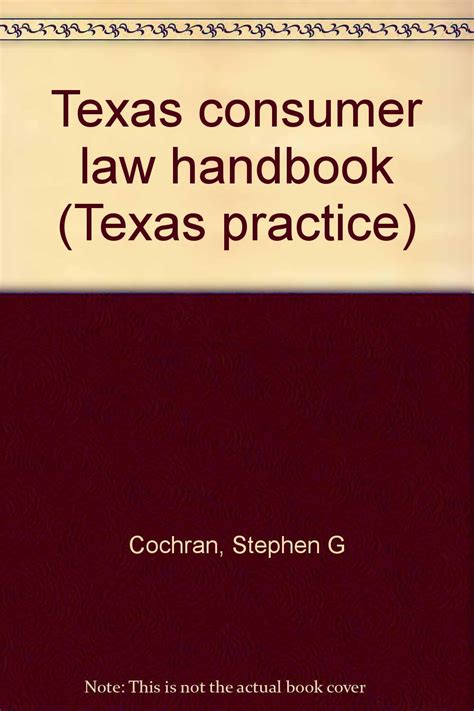 Texas consumer law handbook texas practice. - Can i quote you on that a practical handbook for company executives who deal with the media.