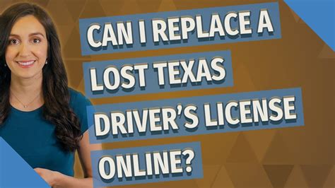 Texas drivers license replacement online cost.  Readers will find practical...