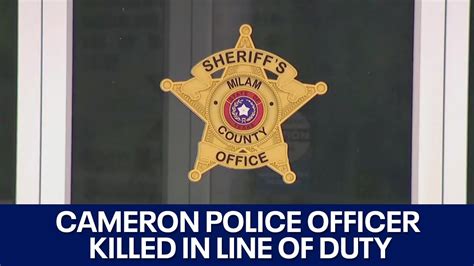 Texas law enforcement entities show support after Cameron police officer killed on duty