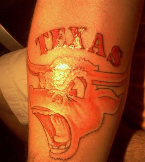 This is a Texas Longhorn it's a Sports... check out the tattoo artist & studio who did the tattoo. REGISTER LOGIN . ... TATTOO DESIGNS. Basketball $16 Hockey Puck $16