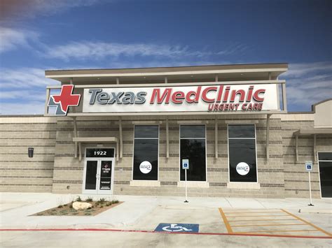 Texas med clinic. Benefits of using Texas MedClinic for work-related injury services: We have three 24-Hour locations in San Antonio. All clinics are open every day *. No appointment necessary for initial visits. Online check-in portal available. All work-related injuries are phone verified by our staff for the company’s protection. 
