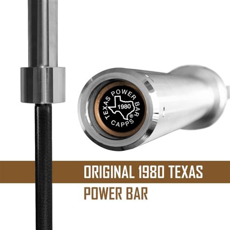 Texas power bars. Lift Type. Body Building (3) Finish (Bar Coating) Bar Weight. Price. Knurling. Branch Warren x Texas Power Bars Collection. Texas Power Bars by Buddy Capps. Making Texas deadlift bar, Texas squat bar powerlifting barbells and bars since 1980. 