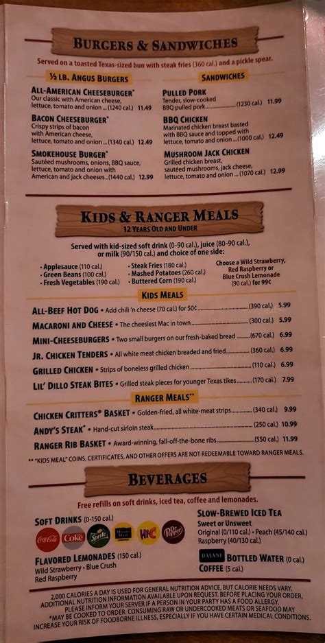 Texas roadhouse grand junction menu. Each combo comes with two entree-sized items, two sides, and a drink for as little as $17.99. Here’s what you can get with this menu and how much you’ll be saving: Grilled Chicken & Ribs: $20.49 — Originally $31.48, a 34.9% discount. Grilled Chicken & 6 oz Sirloin: $22.99 — Originally $27.48, a 16.3% discount. 