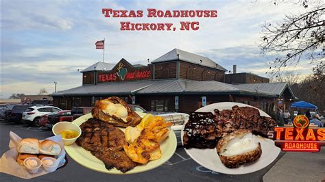 Texas roadhouse in hickory nc. Specialties: At Texas Roadhouse in Hickory, NC we like to brag about our Hand-Cut Steaks, Fall-Off-The-Bone Ribs, Made-From-Scratch Sides, and Fresh-Baked Bread. Everything we do goes into making our hearty meals stand out. We handcraft almost everything we serve. We provide larger portions so you get more food for your dollar. And if you want an Ice Cold Beer or Legendary Margarita to wash it ... 