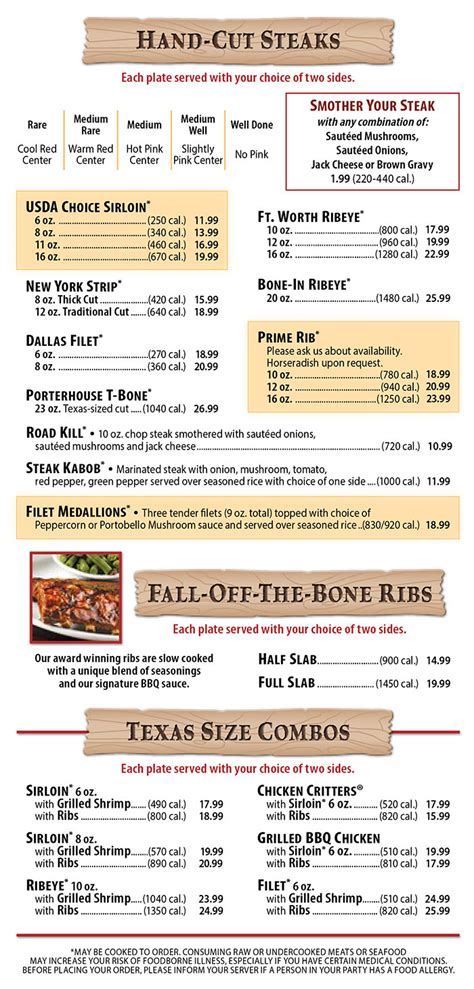 Texas roadhouse menu with prices 2023. Things To Know About Texas roadhouse menu with prices 2023. 
