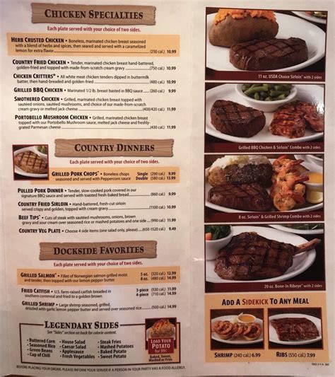 Texas roadhouse restaurant menu prices. Review. Share. 137 reviews. #5 of 92 Restaurants in Alexandria $$ - $$$, American, Steakhouse, Gluten Free Options. 1464 MacArthur Drive, Alexandria, LA 71301. +1 318-445-7800 + Add website. Menu. Open now 3:00 PM - 10:00 PM. 