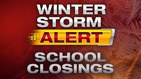 Here are the upcoming school closures that have been announc