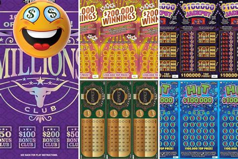 Texas scratch offs with the best odds. Millions Club. $50. -0.226. $1,000,000. -$11.28. favorite_border. The best lottery tickets in Texas. See available prizes and important metrics for all games that will help inform your buying decision. 