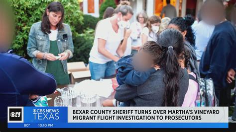 Texas sheriff’s office files criminal case over transportation of migrants to Martha’s Vineyard