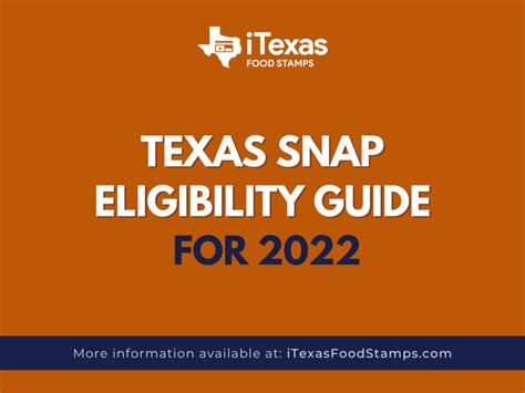 Texas snap eligibility calculator. This Texas SNAP eligibility calculator will help you to understand whether or not you may qualify for food stamps AND if so how much you could receive each m... 