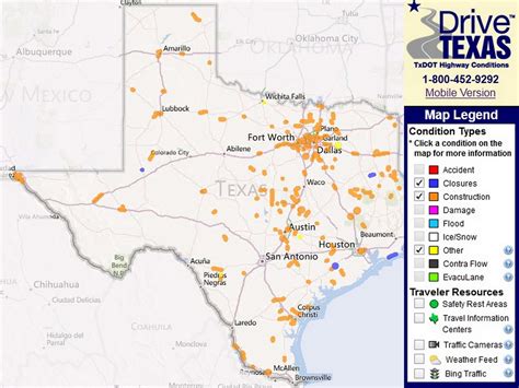 Schertz road conditions and traffic updates with live interactive map including flow, delays, accidents, traffic jams, construction and closures. ... Official Texas State DOT Road Conditions | TxDOT Drive Texas Full Site | TxDOT Drive Texas Mobile Site | Live Traffic Cameras. source: Texas DOT. Currently. 94 °F: 30.02in Barometer. 42% Humidity.. 