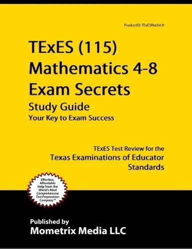 Texes 115 mathematics 4 8 exam secrets study guide by texes exam secrets test prep team. - Manual de taller nuffield 10 40.