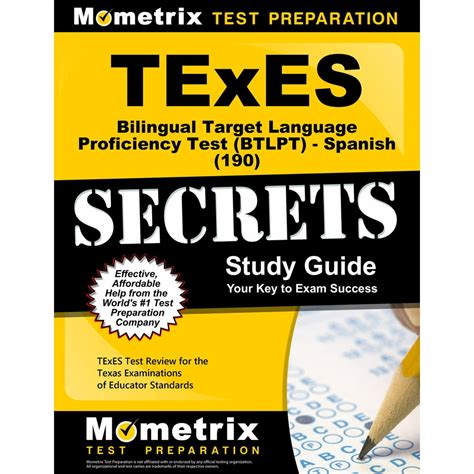 Texes bilingual target language proficiency test btlpt spanish 190 secrets study guide texes test review. - Leitfaden für die prüfung von einbruchalarmanlagen.