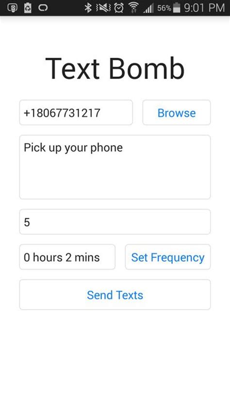 Text bomb apk.  Play pranks on your friends with this app.  Text Bomber for And...
