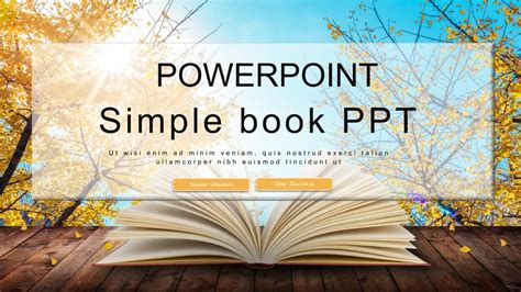 Text book PowerPoint Template Text book PowerPoint Background