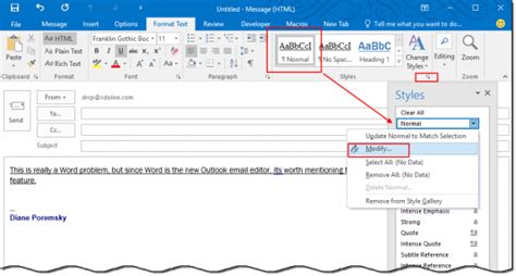 Text decoration none not working in outlook