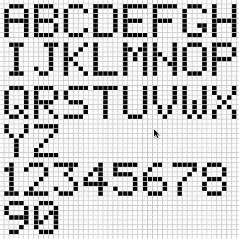 Text pixel art Minecraft Blog PIXEL ART Pinterest