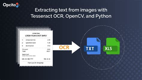 Text recognition (OCR) with Tesseract and Opencv - Pysource