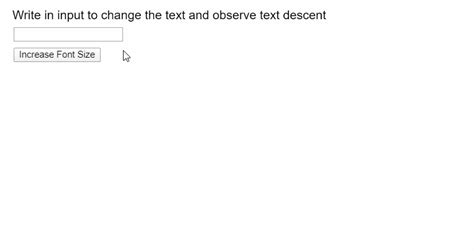 Text size p5js.  font.  createInput Creates a text <input/> element. 1 , w: 9.  The text () fu...