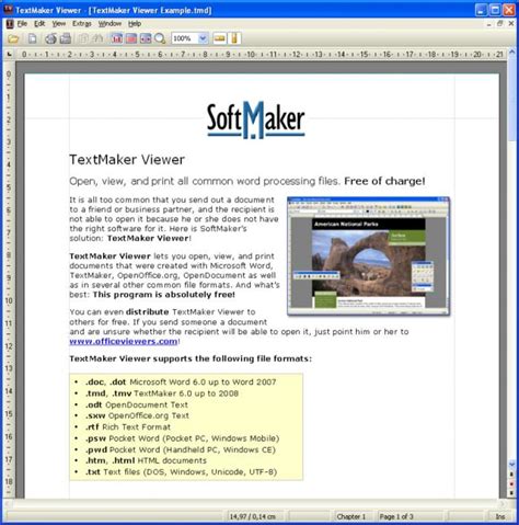 TextMaker Viewer for Windows
