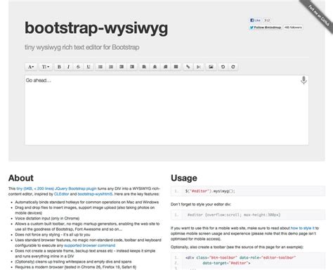 Textarea editor bootstrap 5.  About This tiny (5KB, < 200 lines) jQuery Bootstr...
