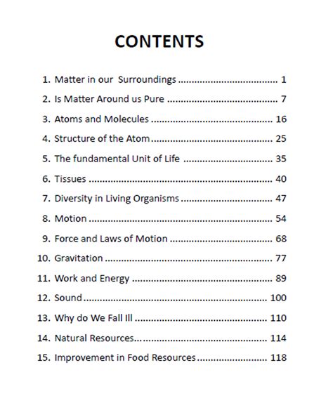 Textbook Class Ncert 9 Solutions Science