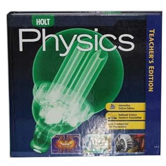 Textbook Holt Teachers Edition Physics