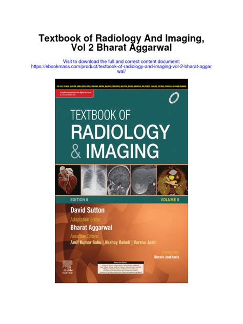 Textbook of Radiology and Imaging (Vol. 2) - PDF Free Download