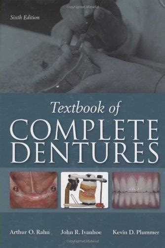 Textbook of complete dentures by arthur o rahn. - Manuale di servizio del trattorino mtd.