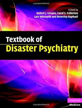 Textbook of disaster psychiatry cambridge medicine. - Varita de luz, la - block.