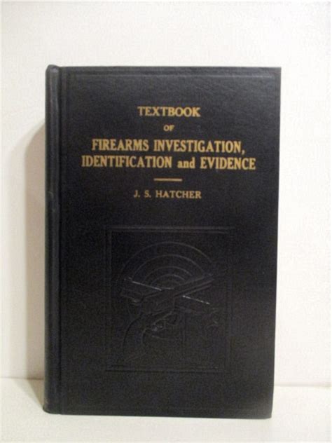 Textbook of firearms investigation identification and evidence. - Methodische beiträge zur ökologie der überschirmung und auflichtung einschichtiger waldbestände.