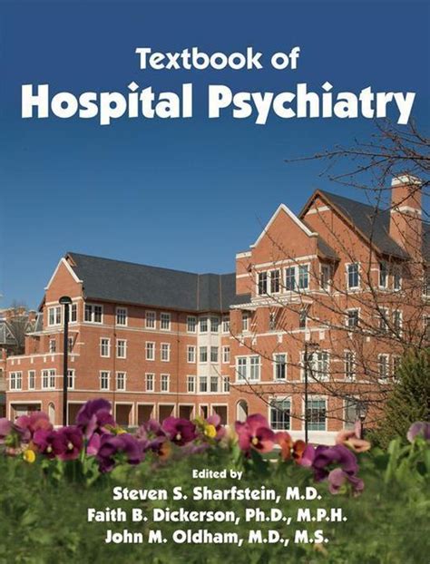 Textbook of hospital psychiatry by steven s sharfstein. - Manuale di soluzione dei fenomeni di trasporto deen.