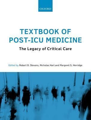 Textbook of post icu medicine by robert d stevens. - Analisi del manuale di soluzione dei sistemi di alimentazione difettosi.