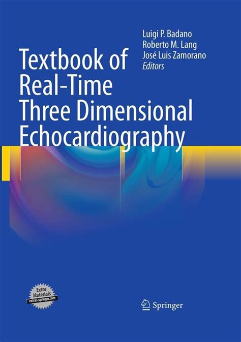 Textbook of real time three dimensional echocardiography. - Gute möbel - schöne räume =.