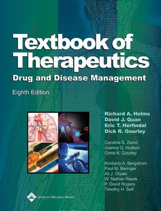 Textbook of therapeutics drug and disease management helms textbook of therapeutics. - Manuale del misuratore di calcoli extech.