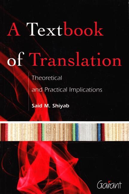 Textbook of translation theoretical practical implications. - Systems biology a textbook 2nd revised edition.
