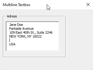 Textbox multiline.  Apr 10, 2025 · Multiline textboxes in VBA are a vers...