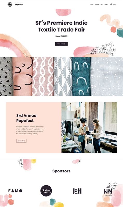 Textile Website Templates For Your Business Blog