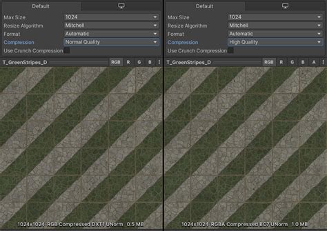 Texture compression unity.  Apr 17, 2025 · Setting the right compression format for your game te...